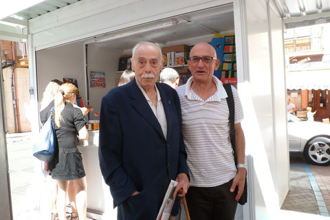 Con Jesús Hilario Tundidor, premio Castilla y León de las Letras