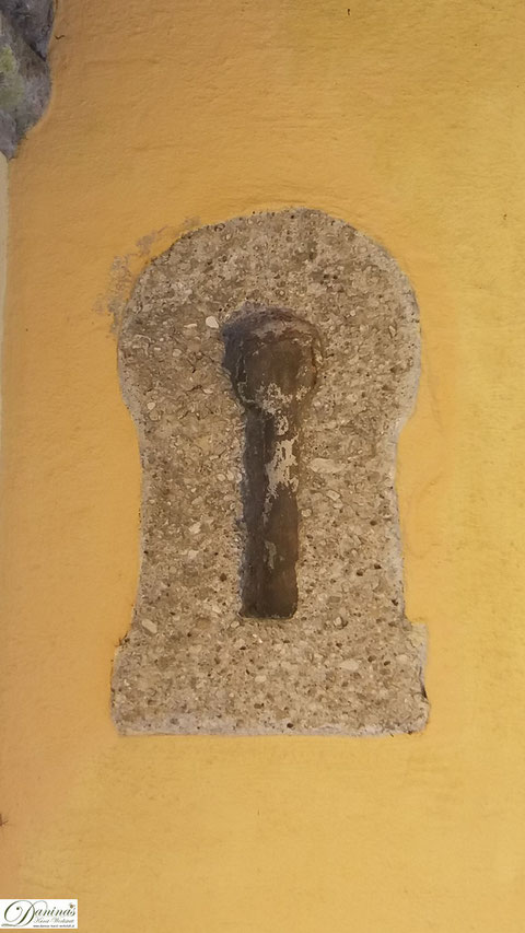 Salzburg - Schloss Hellbrunn Mauer Detail