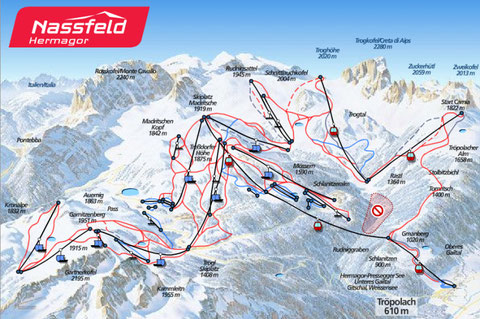 Skigebiet Nassfeld