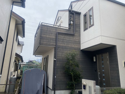 外壁塗装施工事例（施工前）｜ムラカミ塗装 - 静岡県御殿場市の住宅塗装専門店