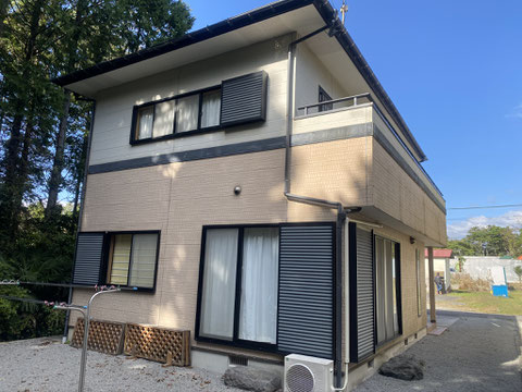 外壁塗装施工事例（施工前）｜ムラカミ塗装 - 静岡県御殿場市の住宅塗装専門店