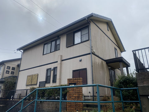 外壁塗装施工事例（施工前）｜ムラカミ塗装 - 静岡県御殿場市の住宅塗装専門店