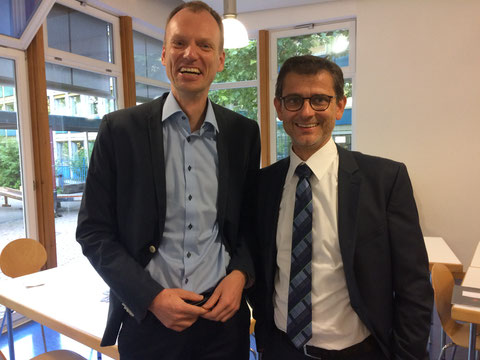 Lars Ziegenbein (li.), Dr. Michael Borchard (re.)