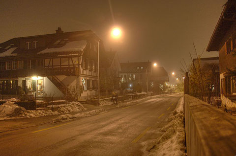 Wangentalstrasse am 24.12.2008 (Foto André Zaugg)