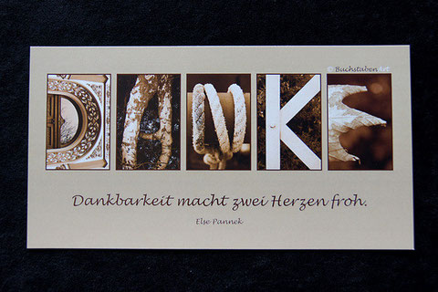 Postkarte - DANKE