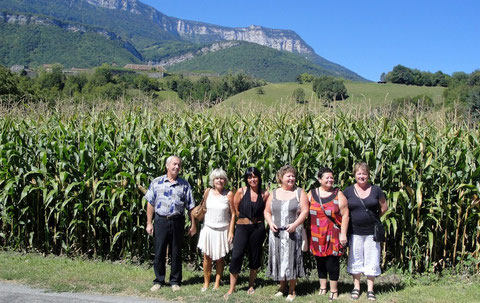 Première sortie post-op de ma Maman ... en famille et sous le soleil !