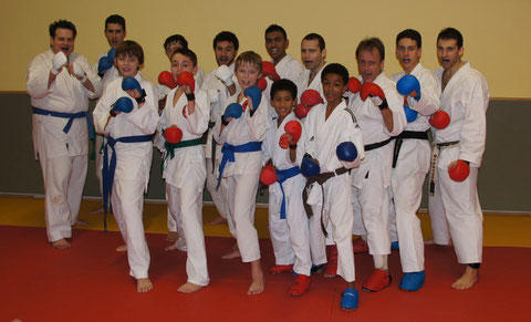 Kumite-Training, Karate-Ryu Gelterkinden, 3.1.2013