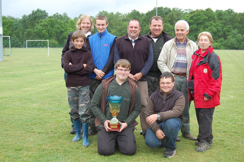 Bellegarde avec le trophée