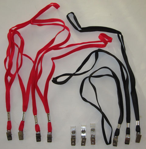 Necklaces and Clips for ISO and Media Badges