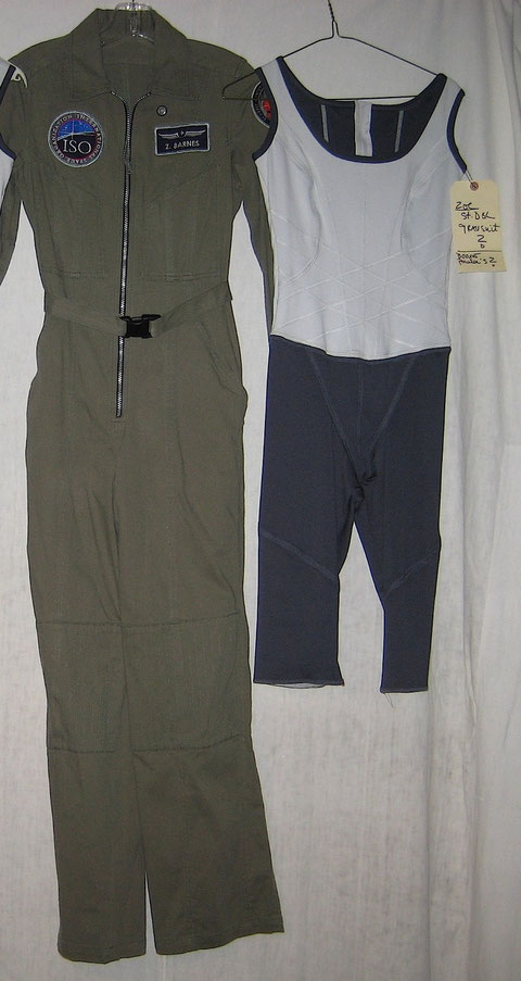 Zoe Barnes Antares Green Flight Suit + Gravity Suit