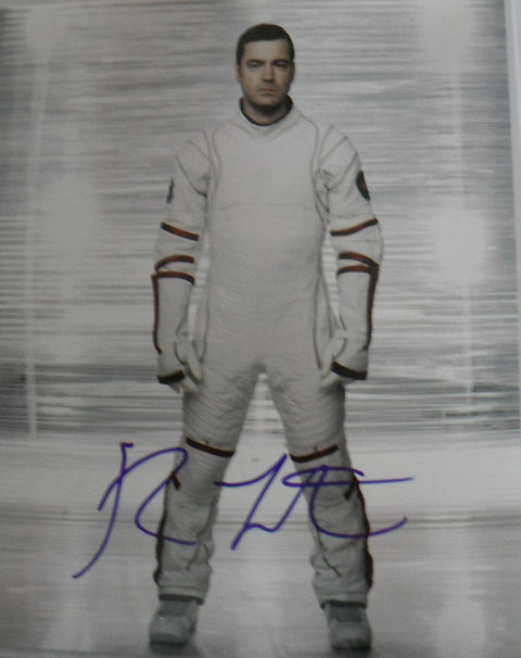 ron livingtson signed space suit defying gravity