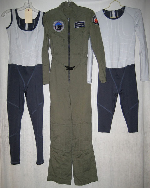 Nadia Schilling Antares Green Flight Suit + Gravity Suit + Male Hallucination Gravity Suit