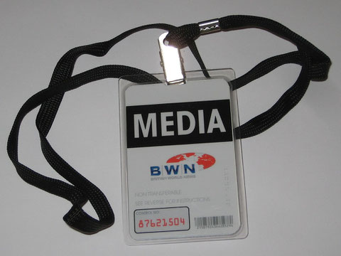 BWN Media Badge with Lanyard