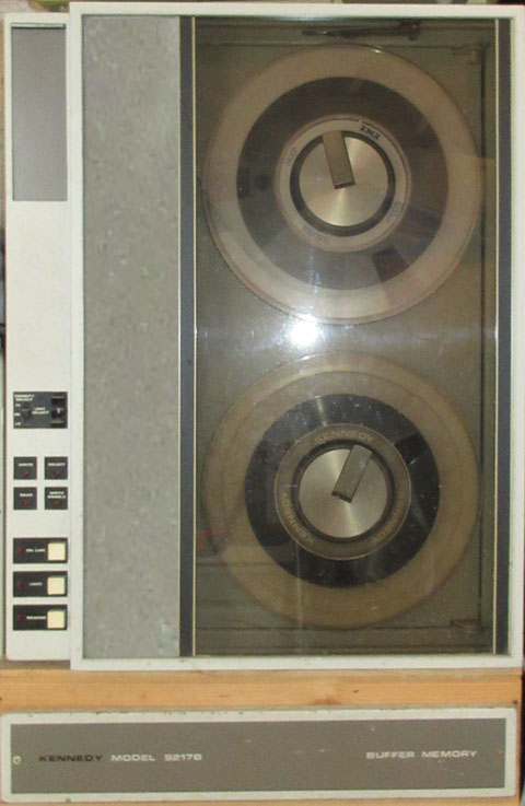 Vintage computer tape drive. kennedy model 9217B