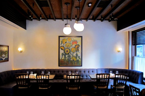MaryAnn's 'The Wild Bunch' grace the walls at The Love restaurant in Philadelphia