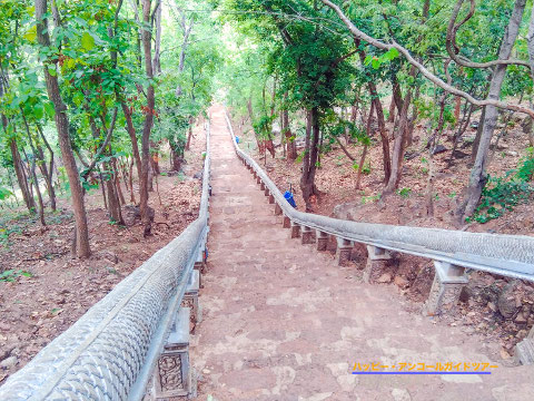 バナン遺跡の階段