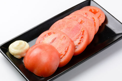 冷やしトマトスライス…¥400