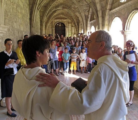 Una de las visitas teatralizadas del año pasado en el monasterio.