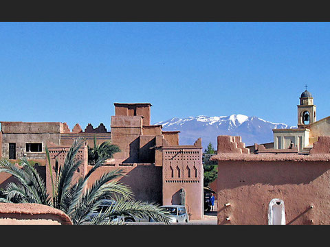 Ouarzazate et les monts de l'Atlas