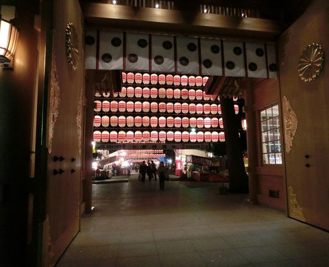 2012年12月31日　大晦日の大國魂神社（府中市）