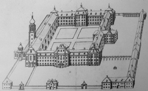 Klosterplan 1750/51, Johann Michael Beer Idealplan