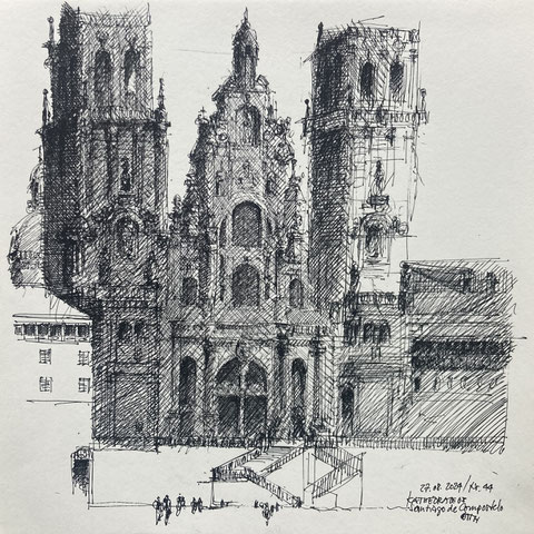 Spanien; Santiago de Compostela 1 30x30