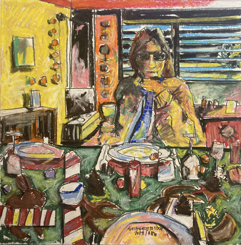 Weihnachtstisch 40x40
