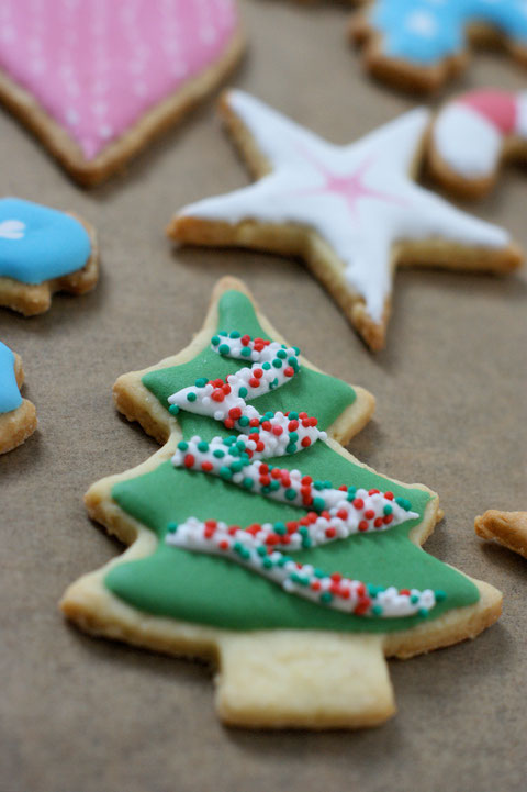 Hafer-Ausstecher mit Royal Icing
