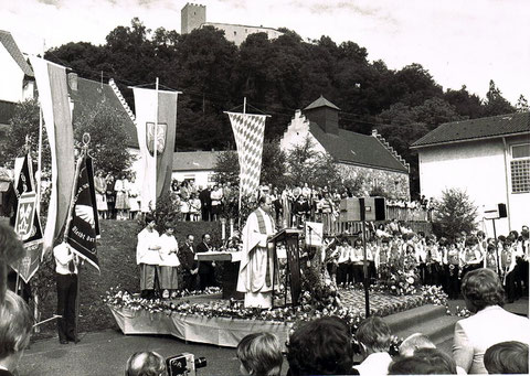 Musikfest mit Standartenweihe 1980