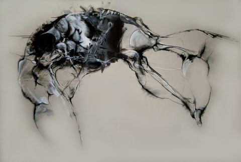 Acrylique sur carton Dim:160cmx240cm