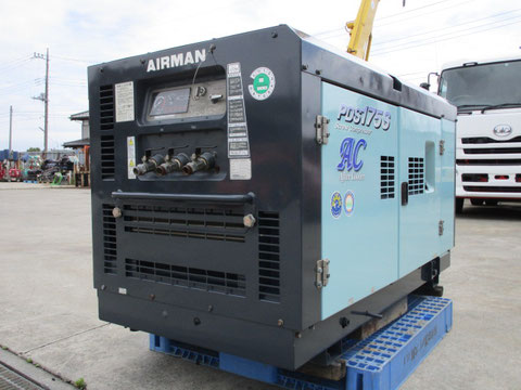 SOLD【コンプレッサー】AIRMAN北越PDS175SC#53C5B23408 - 中古 SOLD【コンプレッサー】AIRMAN北越PDS175SC#53C5B23408 - 中古