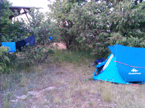 Mon coin tente - The tent corner