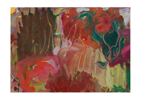 Das Chalet, Gouache, 30,5x42,5cm, 2010