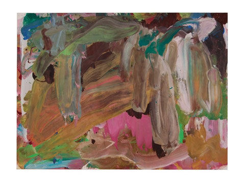 Hängende Büsche, Gouache, 36x48cm, 2010