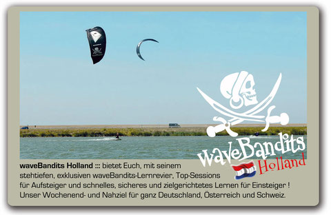Kitesurfen Holland Niederlande Kurs Stehrevier Ijsselmeer Binnenmeer