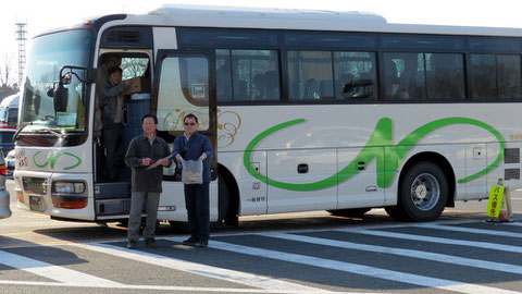 午前7時黒磯出発、乗車時に関所あり