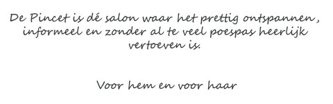 Altijd onspannen en relaxed in De Pincet