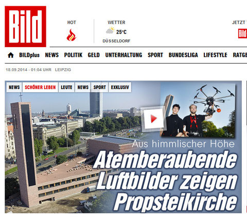 Luftaufnahmen Bild-Zeitung