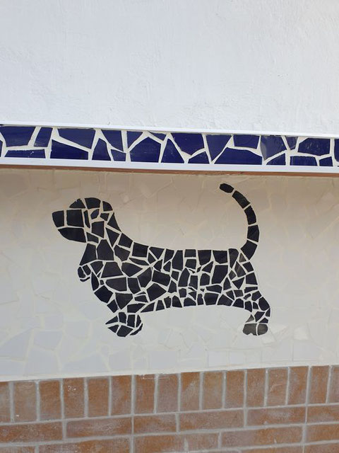 mural ceramico realizado por la artista Graciela Ibarra