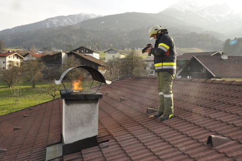 Mit der Wärmebildkamera wurde die Temperatur gemessen - zum Vergrößern auf das Bild klicken