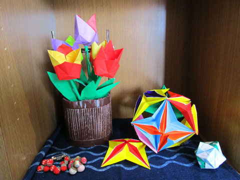 折り紙教室の作品です。