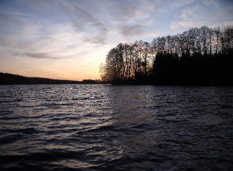 Abendstimmung am Krüselinsee