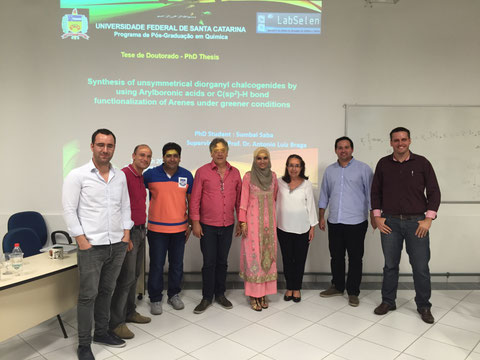Defense (PhD) of Sumbal Saba, 03-March-2016