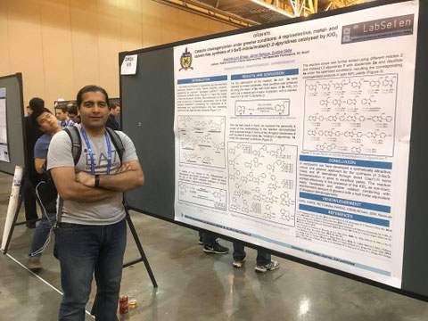Poster Presentation by Jamal at 255th ACS National Meeting at New Orleans - USA 21-03-2018