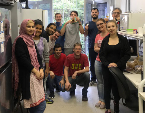 Party in celebration of Flavio PhD article (accepted in Euro. J. Med. Chem)