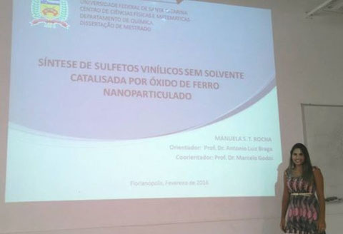 Defense (M.Sc) of Manuela, 26-Feb-2016