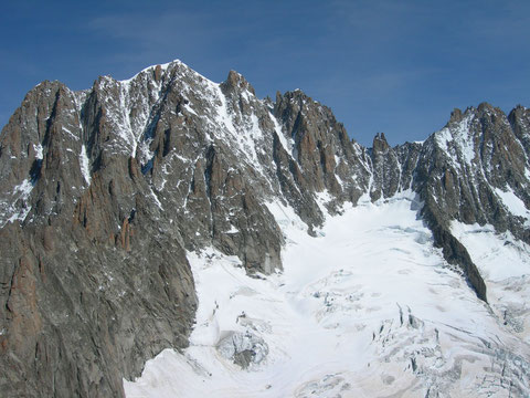 aiguille verte couloir whymper sommet moine