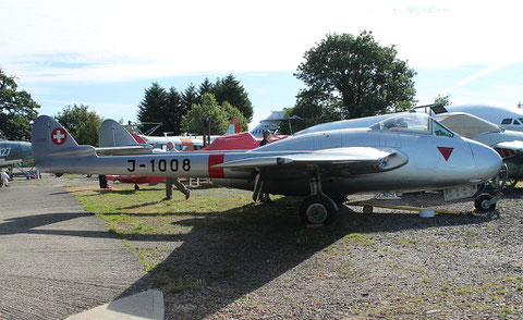 De Havilland Vampire DH.100 Mk 6  " J-1008 " SwAF -1