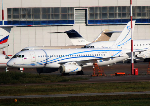 Superjet 100-95LR " RA-89018 " Gazpromavia -1