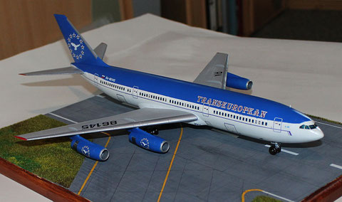 IL 86 Transeuropean Airlines " RA-86145 "  Zvesda 1/144 -7